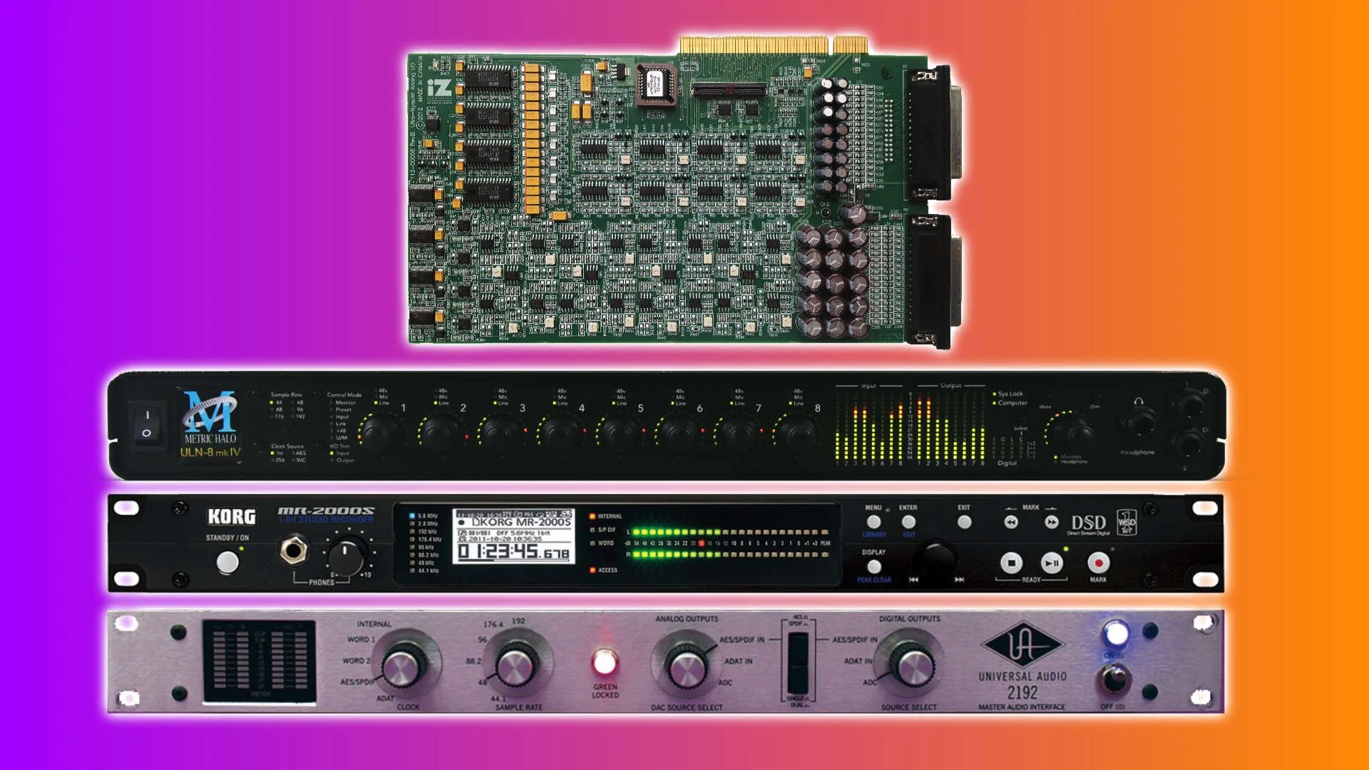 Analogue To Digital Converter Test - We Compare Four; UA, Korg